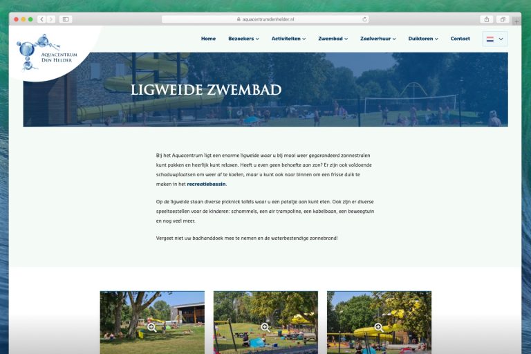 Informatipagina over het bad